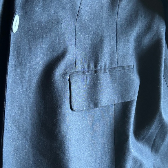 Talbots linen blend, size 12P blazer - Picture 5 of 8